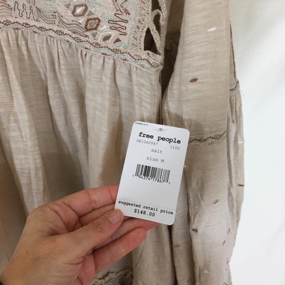 NWT Free People Much Loved Tunic Top - Picture 8 of 8